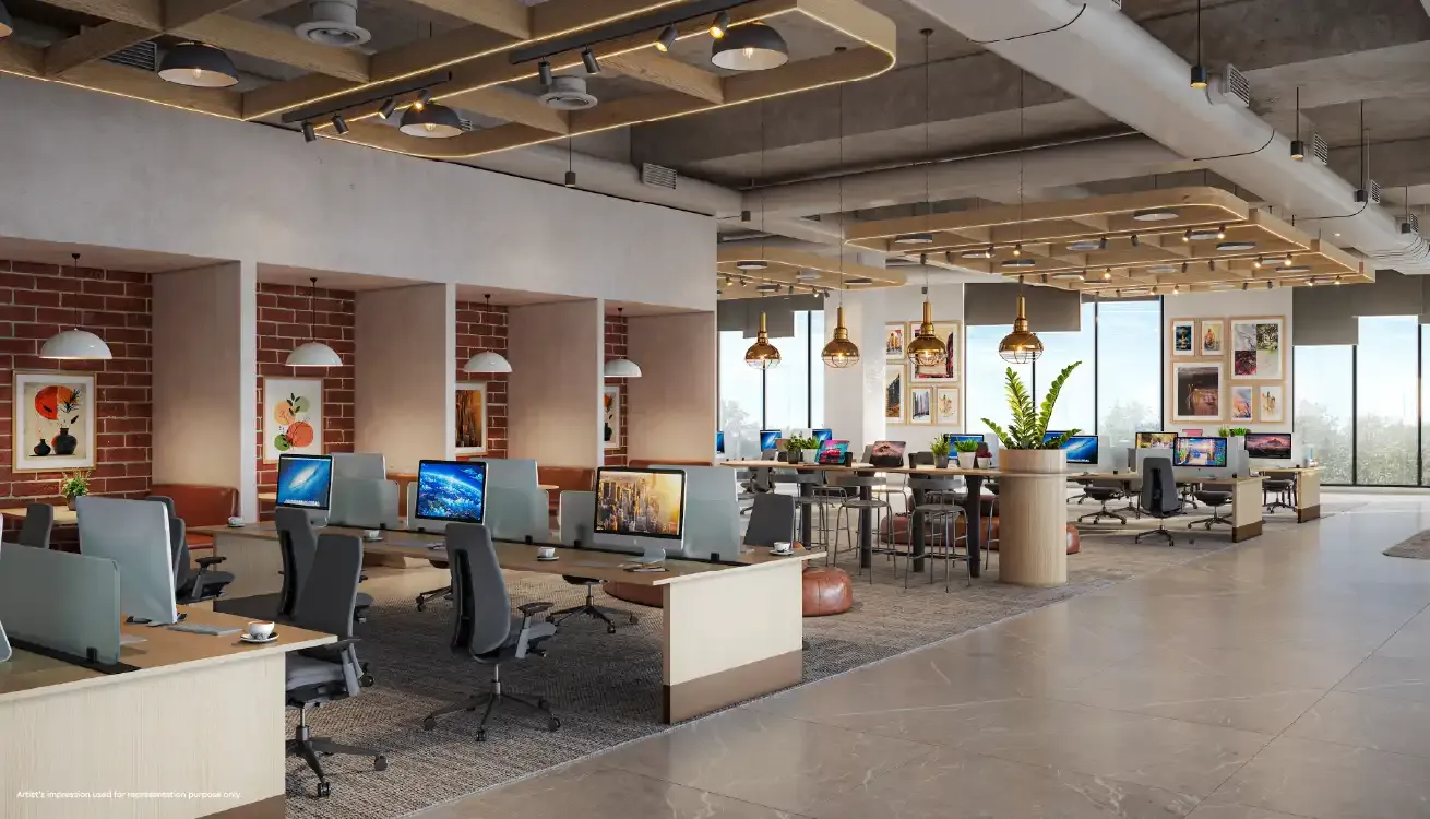 20,000 sq.ft. co-working space at Godrej Ivara