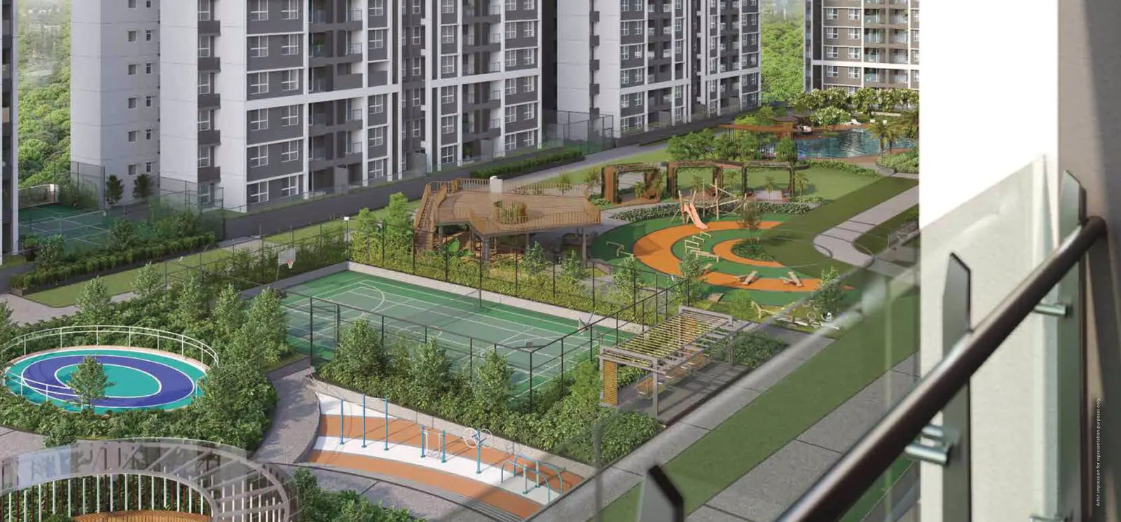 ~6 acres of central greens – Godrej Ivara