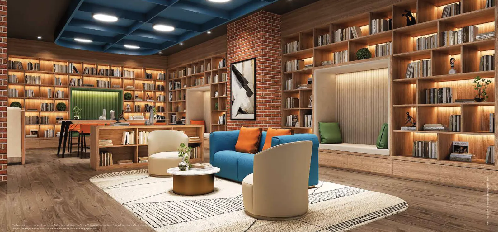 Library at Godrej Ivara