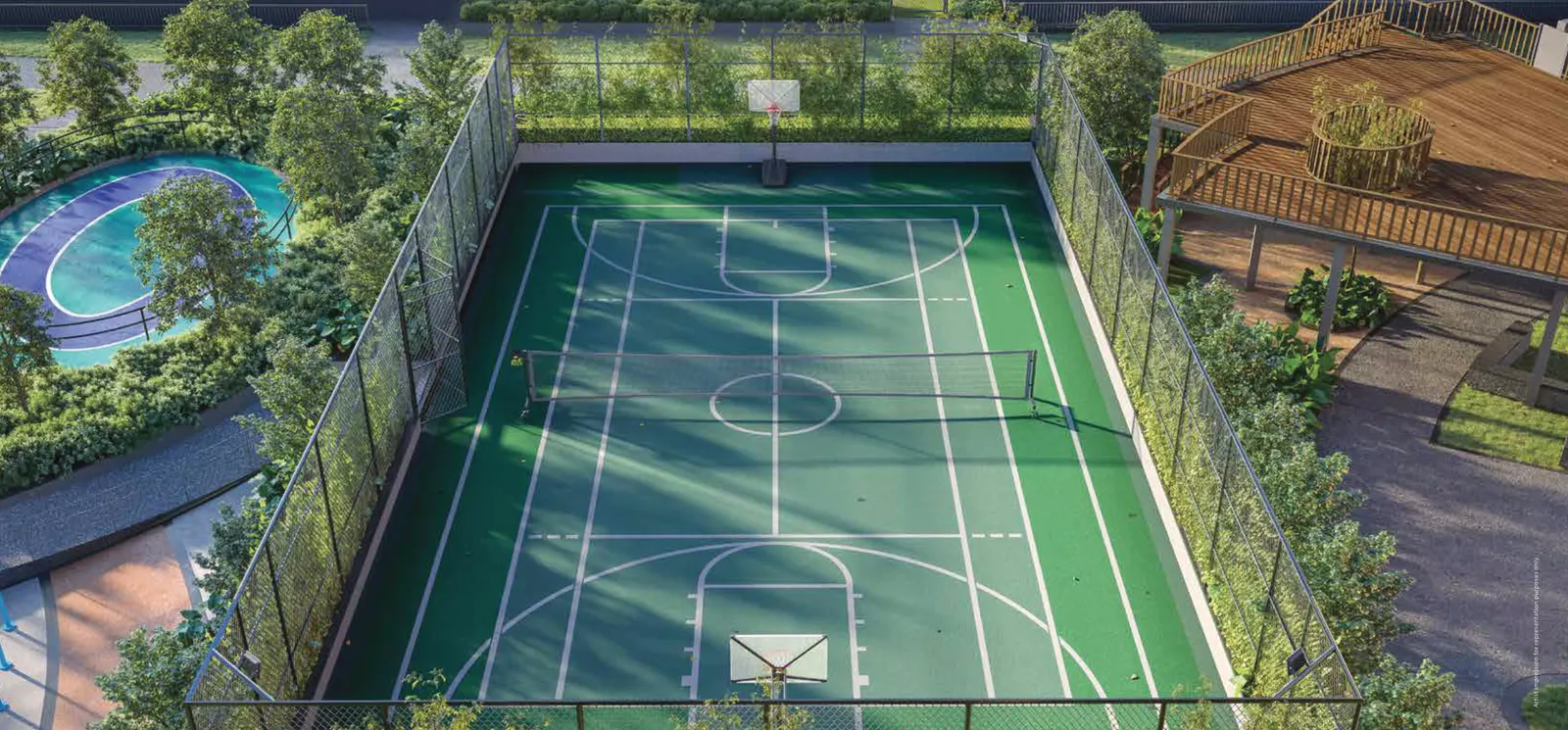 Multi-play court – Godrej Ivara