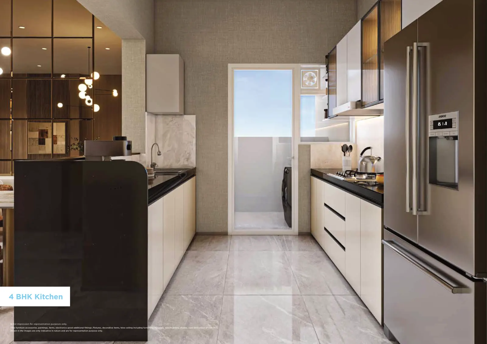 4 BHK kitchen – Godrej Ivara